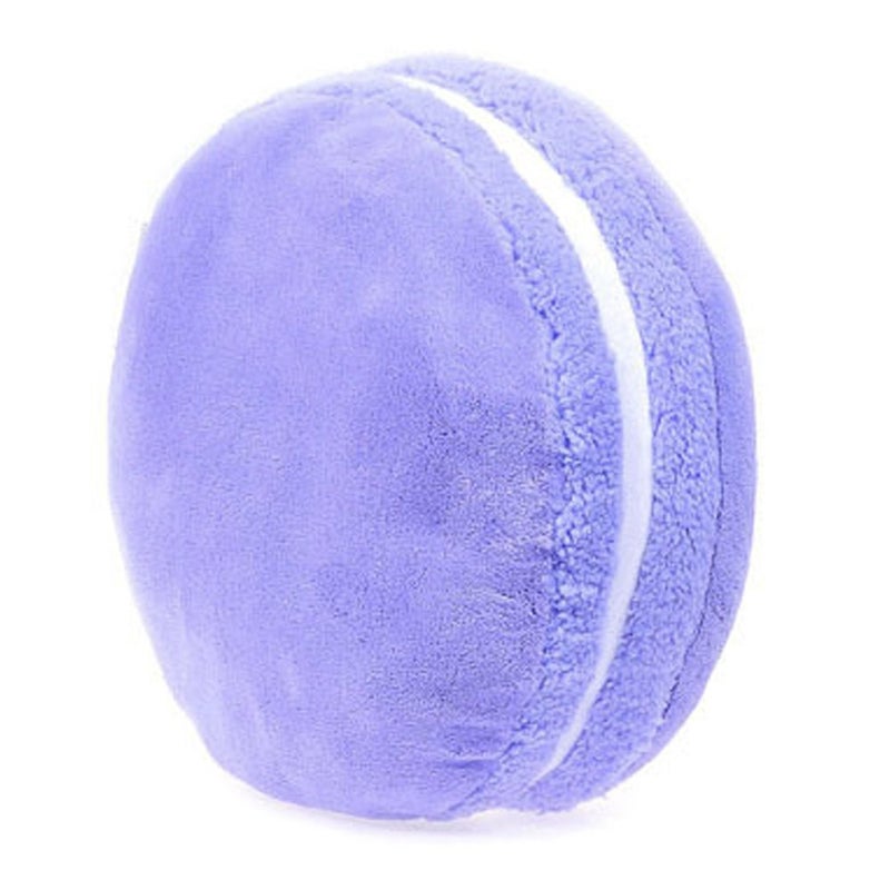 ChezMax Macaron Pillow Plush Back Bolster Cushion Microbead Throw Pillow Case Round Seat Cushion Home Decor Pillow for Sofa Bedroom Office Dormitory Car 14.5" Lavender Purple - Image 3